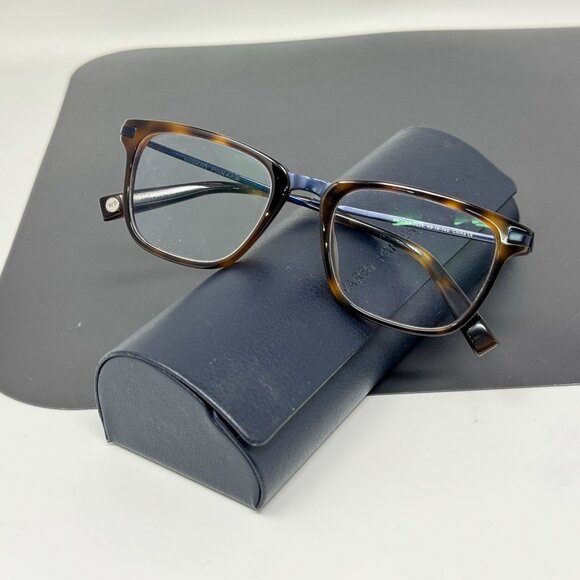 Warby Parker Brooks 3225  rare Tortoise Navy Blue Eyeglasses Frames 49 []19 140 main image 11